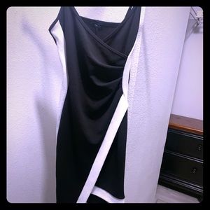 Black and white dress